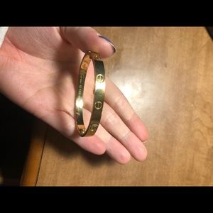Cartier gold love bracelet